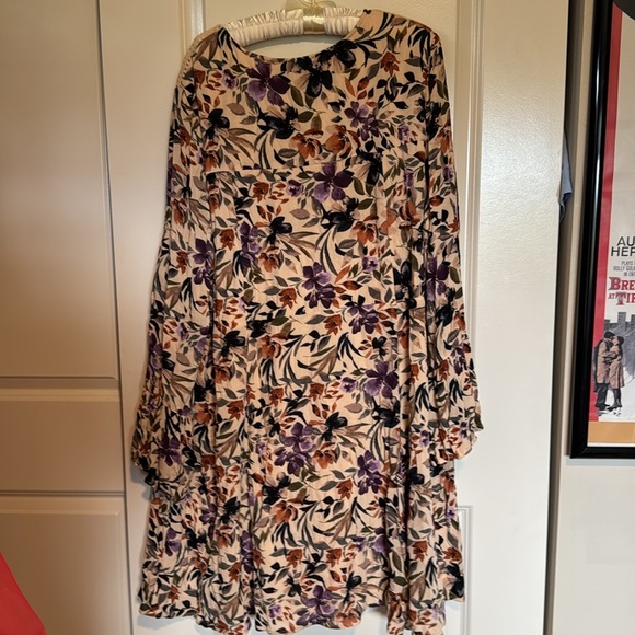 Torrid Mini Gauze Lace-Up Skater Dress - Picture 14 of 14